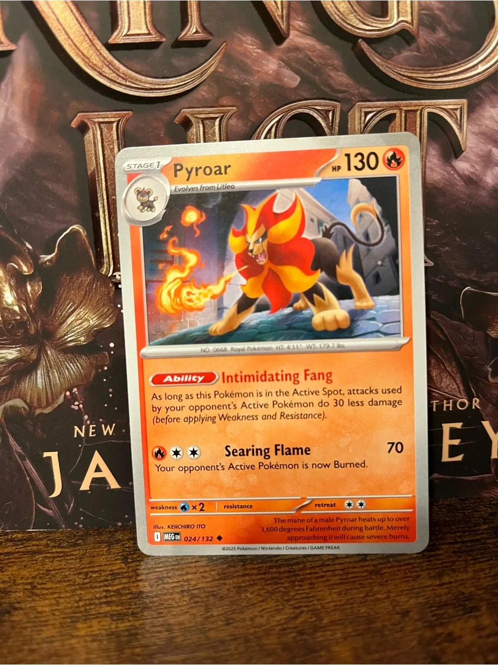 Pyroar Pokémon Trading Card Mega Evolution 024/132